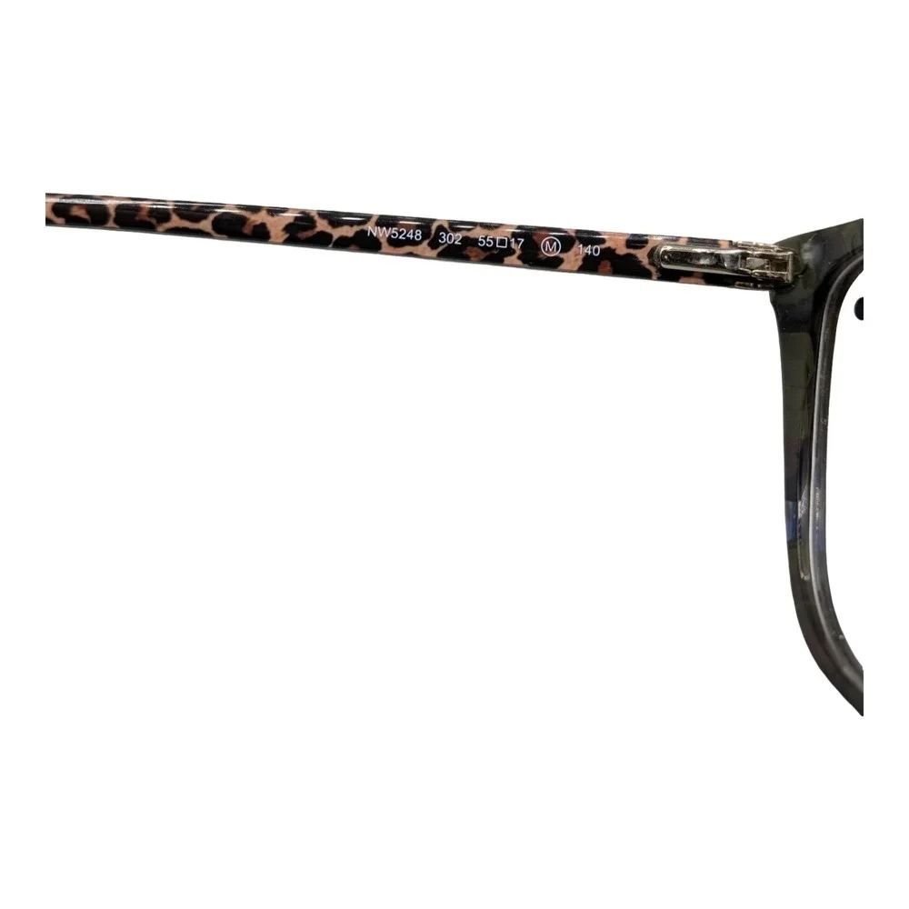 Nine West NW5248 302‎ Green Tortoise Cat Eye Eyeglasses Frames 55-17-140 New